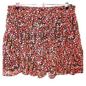 Forever 21 floral mini skirt